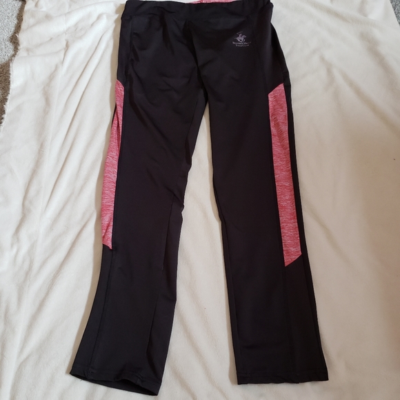 Beverly Hills Polo Club Black Jogging/Yoga Pants M - Picture 1 of 5